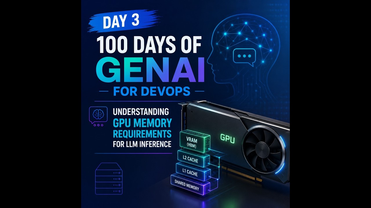 Video thumbnail for the Day 3 lesson: GPU Memory for LLM Inference