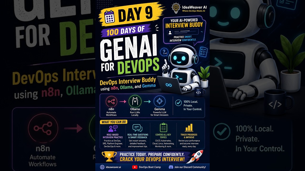 Video thumbnail for n8n installation and DevOps Interview Buddy with Ollama and Gemma